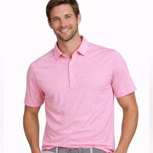 Johnnie-O Classic Pink Polo Shirt for Men